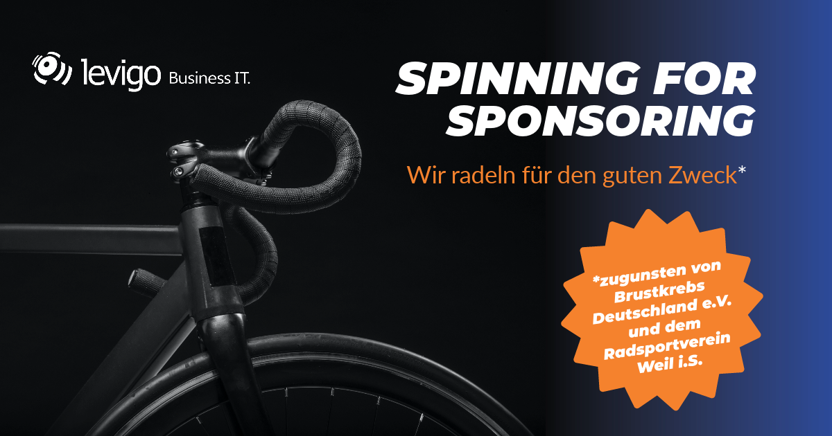 Spinning for Sponsoring – levigo radelt für guten Zweck